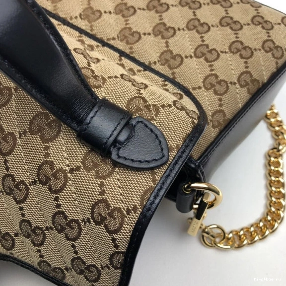 First bag ru GUCCI mini Marmont bag handle top GG 0730